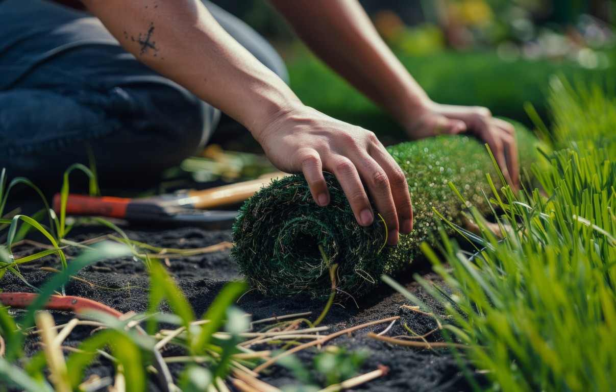 Turf Removal & Replacement installation in Bridgeport, CT